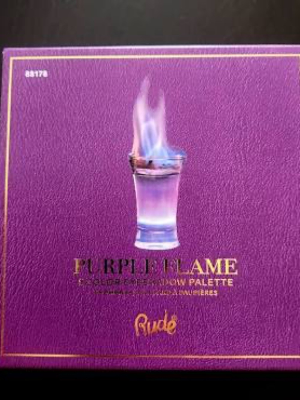 RUDE Cocktail Party 9 Color Eyeshadow Palette - Purple Flame
